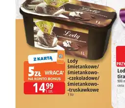 E.Leclerc Lody śmietankowe oferta