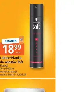 E.Leclerc Lakier/Pianka do włosów Taft oferta