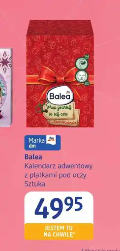 dm drogerie markt Kalendarz adwentowy Balea oferta