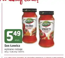 Marketvita Sos Łowicz spaghetti oferta