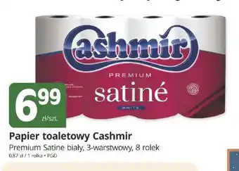 Papier toaletowy Cashmir Premium Satine biały 3-warstwowy 8-pak
