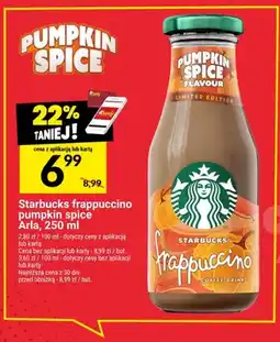 Twój Market Napój kawowy Starbucks Frappuccino pumpkin spice oferta