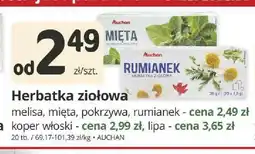 Marketvita Herbatka ziołowa melisa Auchan oferta