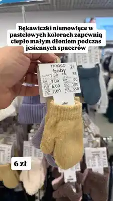 Pepco Rękawiczki niemowlęce Pepco Baby oferta