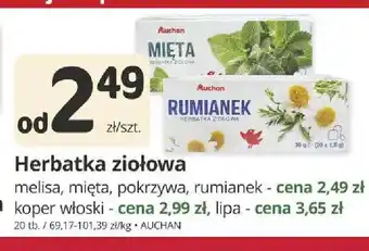 Herbatka ziołowa lipa Auchan