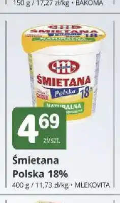 Marketvita Śmietana Polska Mlekovita 18% oferta