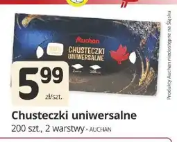Marketvita Chusteczki uniwersalne 2 warstwy Auchan oferta