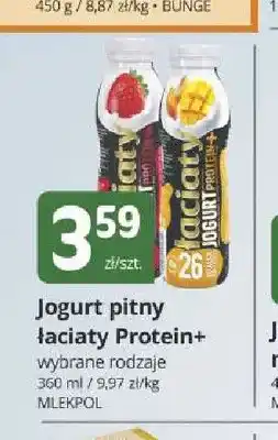 Marketvita Jogurt pitny Łaciaty Protein+ Mlekpol oferta