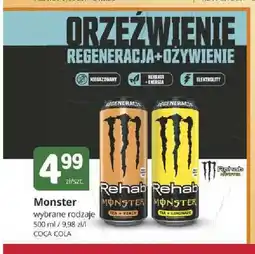 Marketvita Napój energetyczny Monster Rehab Tea + Peach oferta