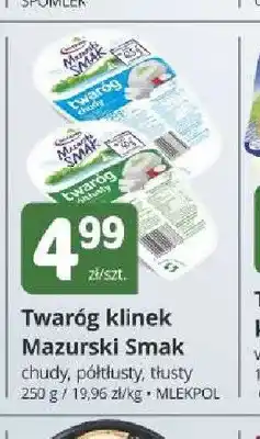Marketvita Twaróg klinek Mazurski Smak chudy Mlekpol oferta