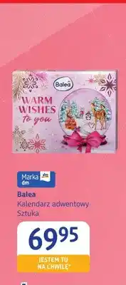 dm drogerie markt Kalendarz adwentowy Balea oferta