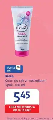 dm drogerie markt Krem do rąk z mocznikiem Balea oferta