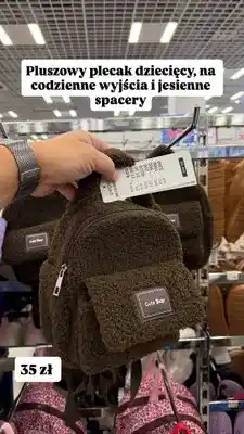 Pepco Pluszowy plecak dziecięcy Pepco Cute Bear oferta