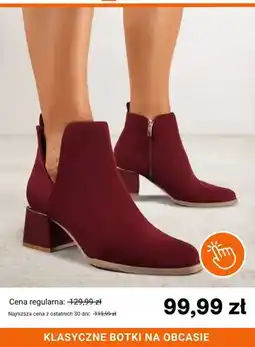 Born2be Klasyczne botki na obcasie Born2be oferta