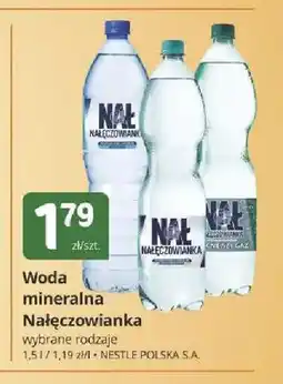 Marketvita Woda mineralna niegazowana Nałęczowianka oferta