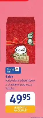 dm drogerie markt Kalendarz adwentowy z płatkami pod oczy Balea oferta