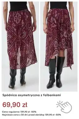 Medicine Spódnica asymetryczna z falbankami oferta