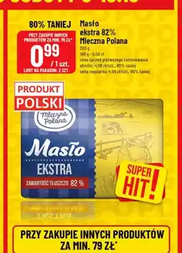 Polomarket Masło ekstra Mleczna Polana 82% oferta