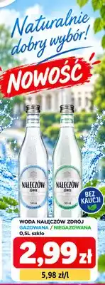 Woda gazowana Nałęczów Zdrój szkło