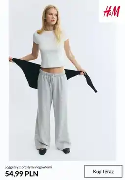 H&M Joggersy z prostymi nogawkami H & M oferta