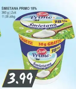 Słoneczko Śmietana Primo 18% oferta