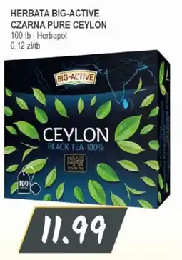Słoneczko Herbata Big-Active Czarna Pure Ceylon oferta