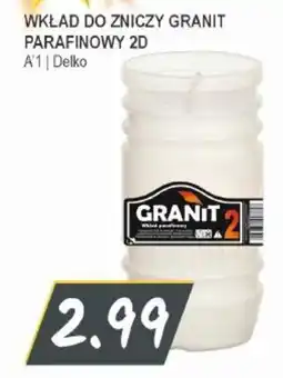 Słoneczko Wkład do zniczy parafinowy 2D Delko oferta