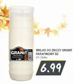 Słoneczko Wkład do zniczy Granit Parafinowy 5D oferta