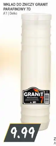 Słoneczko Wkład do zniczy Granit Parafinowy 7D oferta
