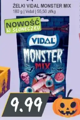 Słoneczko Żelki Vidal Monster Mix oferta