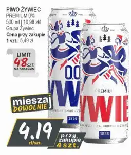 Słoneczko Piwo Żywiec Premium 0% oferta