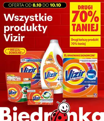 Biedronka Wszystkie produkty Vizir oferta