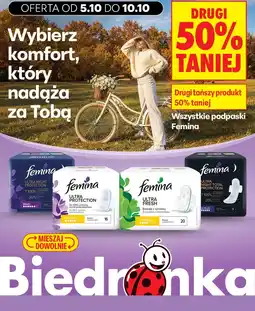 Biedronka Podpaski Femina oferta