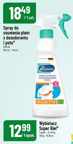 Polomarket Spray do plam z dezodorantu i potu Dr. Beckmann oferta