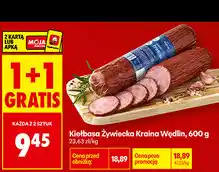 Biedronka Kiełbasa Żywiecka Kraina Wędlin oferta