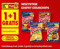 Biedronka Chipsy Crunchips oferta