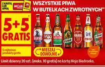 Biedronka Wszystkie piwa w butelkach zwrotnych oferta