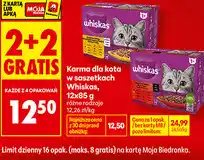 Biedronka Karma dla kota w saszetkach Whiskas oferta