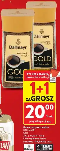 Intermarche Kawa rozpuszczalna Dallmayr Gold oferta