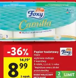 Intermarche Papier toaletowy Foxy Camilla oferta