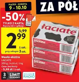 Intermarche Masło ekstra ŁACIATE oferta