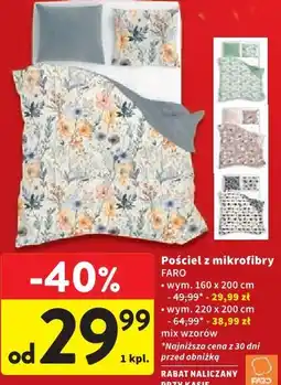 Intermarche Pościel z mikrofibry FARO oferta