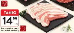 Intermarche Boczek wieprzowy bez kości, ze skórą oferta