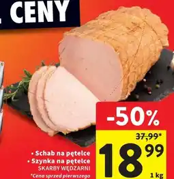 Intermarche Schab na pętelce / Szynka na pętelce SKARBY WĘDZARNI oferta