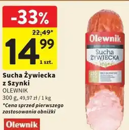 Intermarche Sucha Żywiecka z Szynki Olewnik oferta