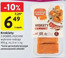Intermarche Krokiety Z Dobrej Kuchni wybrane rodzaje oferta