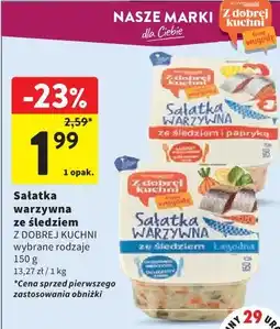 Intermarche Sałatka warzywna ze śledziem Z Dobrej Kuchni oferta
