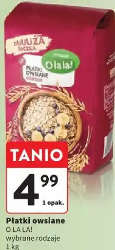 Intermarche Płatki owsiane O LA LA! oferta