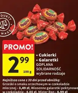Intermarche Cukierki Galaretki GOPLANA SOLIDARNOŚĆ wybrane rodzaje oferta