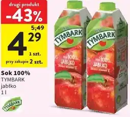 Intermarche Sok 100% TYMBARK jabłko oferta